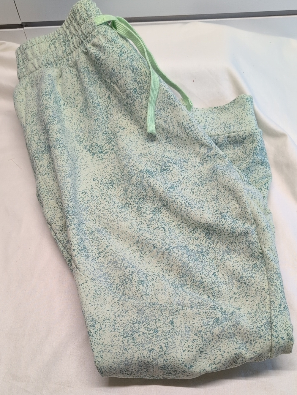 Gymshark Women’s Weight Lifting Chalk Joggers Split-Knee Pants Green Large EUC - Picture 10 of 10